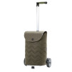 Unus Shopper Hilma - Chariot de courses 2 roues - Olive - 45 L - Andersen Shopper Manufaktur