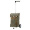 Unus Shopper Marta - Chariot de courses 2 roues - Olive - 47 L - Andersen Shopper Manufaktur