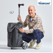 Unus Shopper Oli.P 3.0 - Chariot de courses 2 roues - Noir - 50 L - Andersen Shopper Manufaktur