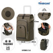 Unus Shopper Hydro 3.0 - Chariot de courses 2 roues - Olive - 62 L - Andersen Shopper Manufaktur