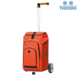 Unus Shopper Hydro 3.0 - Chariot de courses 2 roues - Orange - 62 L - Andersen Shopper Manufaktur