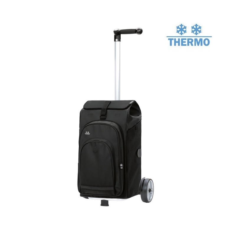 Unus Shopper Hydro 3.0 - Chariot de courses 2 roues - Noir - 62 L - Andersen Shopper Manufaktur