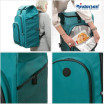 Unus Shopper Hydro 3.0 - Chariot de courses 2 roues - Pétrole - 62 L - Andersen Shopper Manufaktur