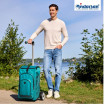 Unus Shopper Hydro 3.0 - Chariot de courses 2 roues - Pétrole - 62 L - Andersen Shopper Manufaktur