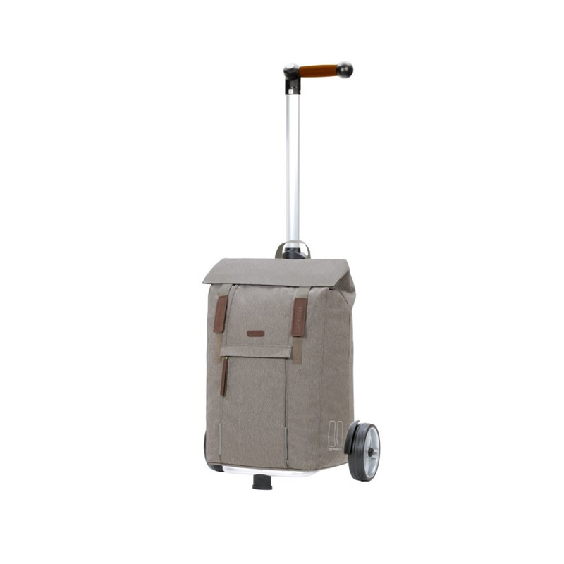 Unus Shopper Basil City - Chariot de courses 2 roues - Gris - 50 L - Andersen Shopper Manufaktur