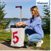 Unus Shopper 360° Steg - Chariot de courses 2 roues - Rouge - 43 L - Andersen Shopper Manufaktur