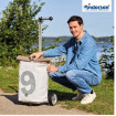 Unus Shopper 360° Steg - Chariot de courses 2 roues - Gris - 43 L - Andersen Shopper Manufaktur