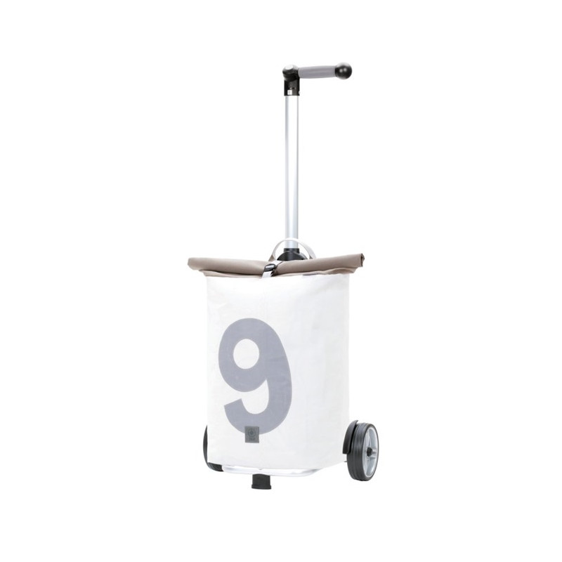 Unus Shopper 360° Steg - Chariot de courses 2 roues - Gris - 43 L - Andersen Shopper Manufaktur