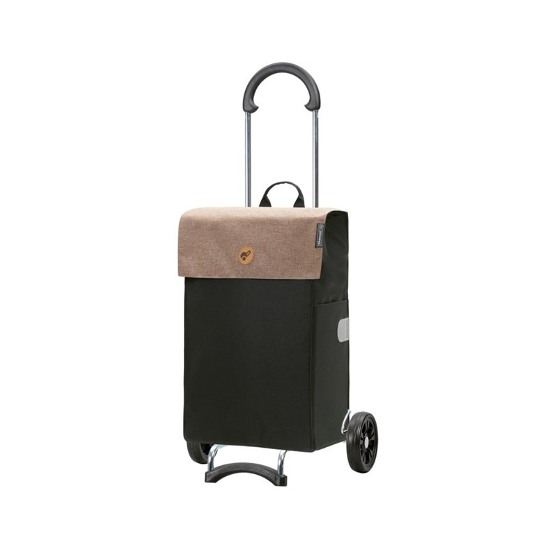 Scala Shopper Hera - Chariot de courses 2 roues - Sable - 47 L - Andersen Shopper Manufaktur