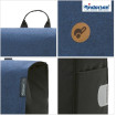 Scala Shopper Hera - Chariot de courses 2 roues - Bleu - 47 L - Andersen Shopper Manufaktur