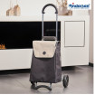 Scala Shopper Jano - Chariot de courses 2 roues - Crème - 36 L - Andersen Shopper Manufaktur