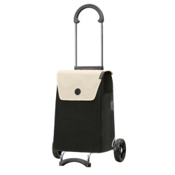 Scala Shopper Jano - Chariot de courses 2 roues - Crème - 36 L - Andersen Shopper Manufaktur