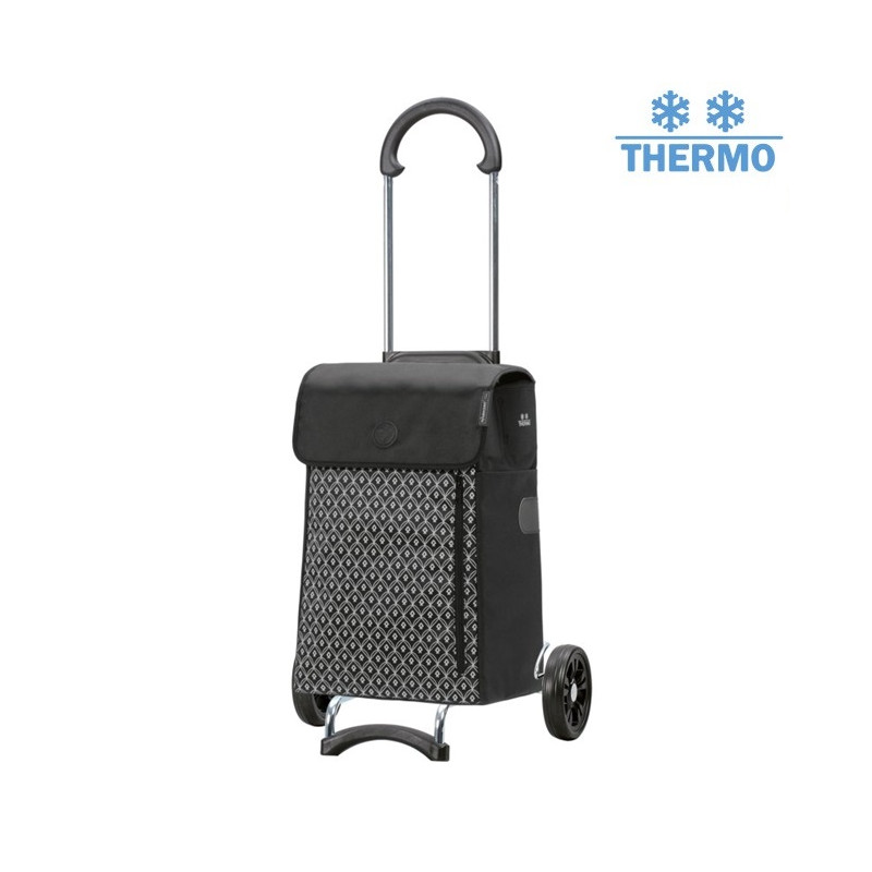 Scala Shopper Teda - Chariot de courses 2 roues - Noir - 36 L - Andersen Shopper Manufaktur
