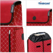 Scala Shopper Sofia - Chariot de courses 2 roues - Rouge - 43 L - Andersen Shopper Manufaktur