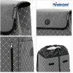 Scala Shopper Sofia - Chariot de courses 2 roues - Anthracite - 43 L - Andersen Shopper Manufaktur
