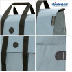 Scala Shopper Lisa - Chariot de courses 2 roues - Bleu - 49 L - Andersen Shopper Manufaktur
