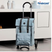 Scala Shopper Lisa - Chariot de courses 2 roues - Bleu - 49 L - Andersen Shopper Manufaktur