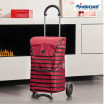 Scala Shopper Jelke - Chariot de courses 2 roues - Bordeaux - 46 L - Andersen Shopper Manufaktur