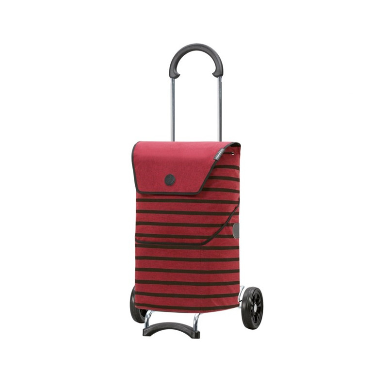 Scala Shopper Jelke - Chariot de courses 2 roues - Bordeaux - 46 L - Andersen Shopper Manufaktur