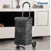 Scala Shopper Jelke - Chariot de courses 2 roues - Anthracite - 46 L - Andersen Shopper Manufaktur