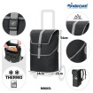 Scala Shopper Mikkel - Chariot de courses 2 roues - Noir - 37 L - Andersen Shopper Manufaktur