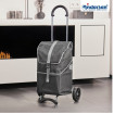 Scala Shopper Mikkel - Chariot de courses 2 roues - Noir - 37 L - Andersen Shopper Manufaktur