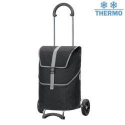 Scala Shopper Mikkel - Chariot de courses 2 roues - Noir - 37 L - Andersen Shopper Manufaktur