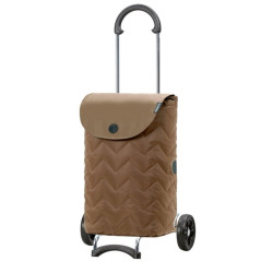 Scala Shopper Hilma - Chariot de courses 2 roues - Mousse - 45 L - Andersen Shopper Manufaktur