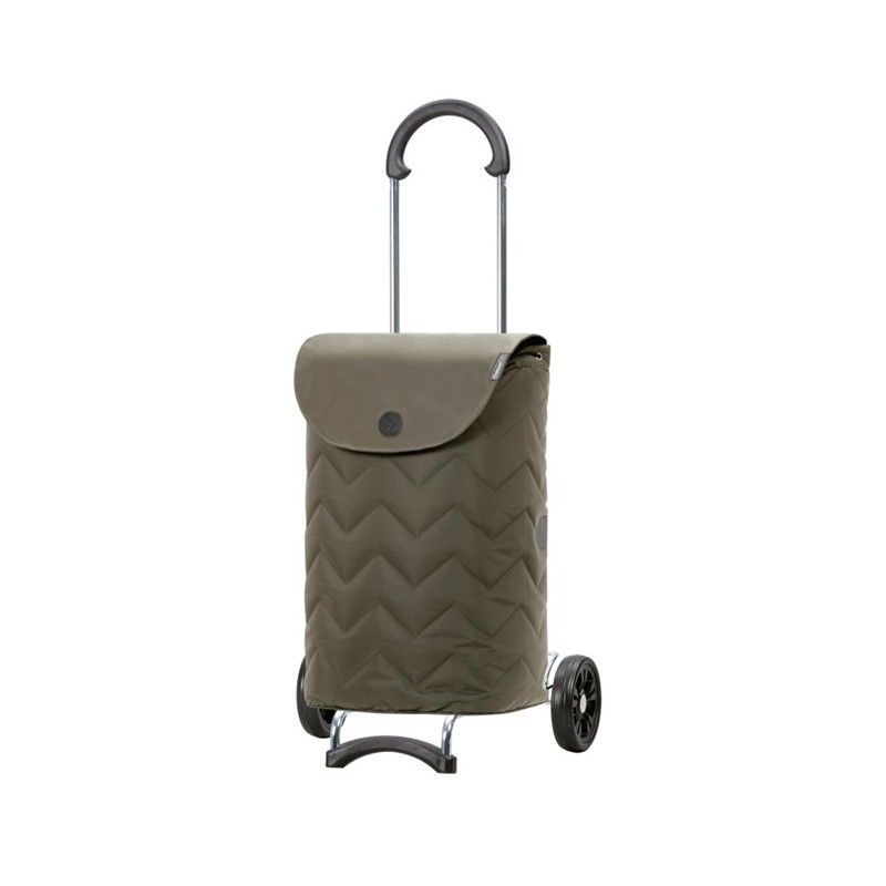 Scala Shopper Hilma - Chariot de courses 2 roues - Olive - 45 L - Andersen Shopper Manufaktur