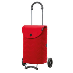 Scala Shopper Hilma - Chariot de courses 2 roues - Rouge - 45 L - Andersen Shopper Manufaktur