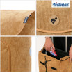 Scala Shopper Hilma - Chariot de courses 2 roues - Camel - 45 L - Andersen Shopper Manufaktur