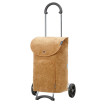 Scala Shopper Hilma - Chariot de courses 2 roues - Camel - 45 L - Andersen Shopper Manufaktur