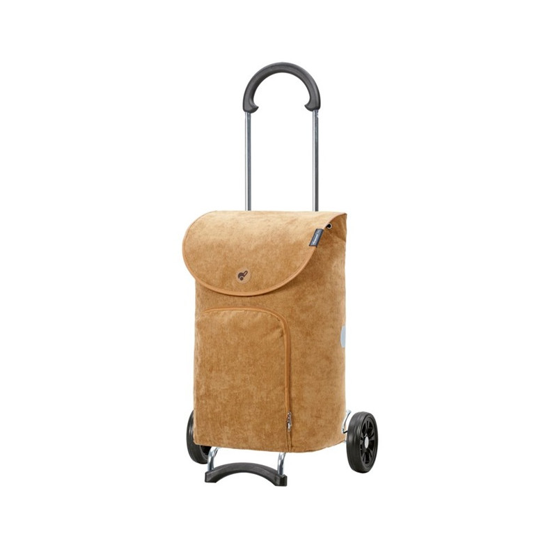 Scala Shopper Hilma - Chariot de courses 2 roues - Camel - 45 L - Andersen Shopper Manufaktur
