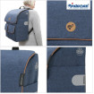 Scala Shopper Ipek Mini - Chariot de courses 2 roues - Bleu - 36 L - Andersen Shopper Manufaktur