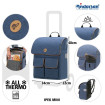 Scala Shopper Ipek Mini - Chariot de courses 2 roues - Bleu - 36 L - Andersen Shopper Manufaktur