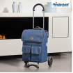 Scala Shopper Ipek Mini - Chariot de courses 2 roues - Bleu - 36 L - Andersen Shopper Manufaktur