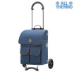 Scala Shopper Ipek Mini - Chariot de courses 2 roues - Bleu - 36 L - Andersen Shopper Manufaktur
