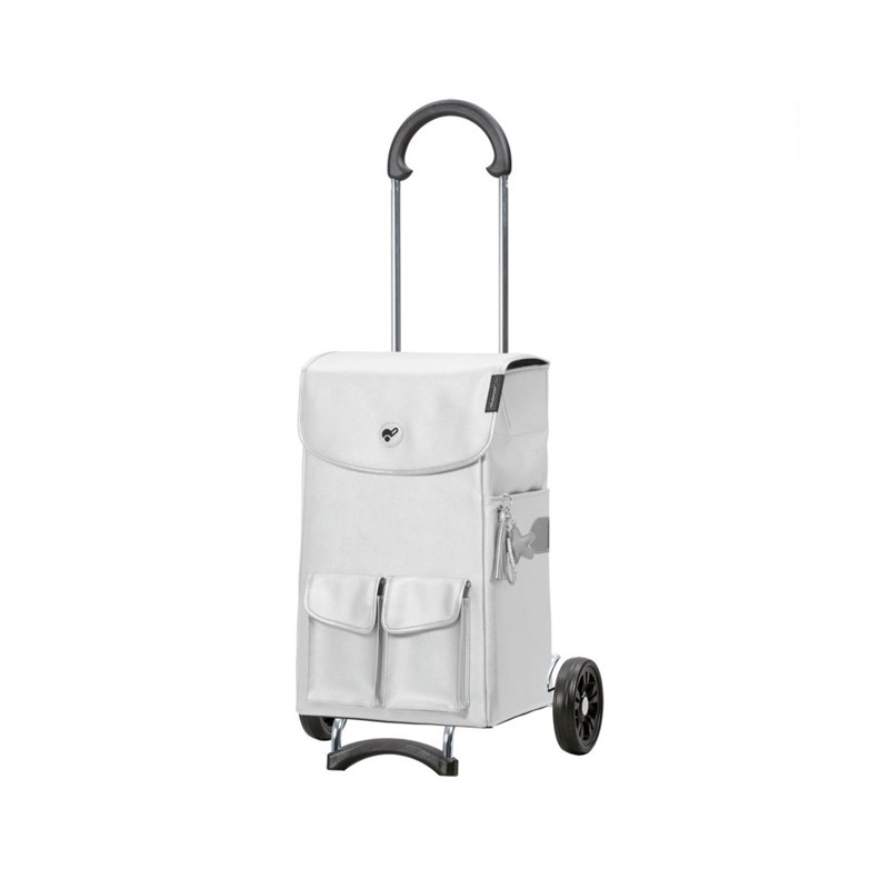 Scala Shopper Abbo - Chariot de courses 2 roues - Argent - 42 L - Andersen Shopper Manufaktur