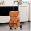 Scala Shopper Abbo - Chariot de courses 2 roues - Marron - 42 L - Andersen Shopper Manufaktur