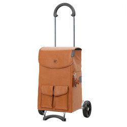 Scala Shopper Abbo - Chariot de courses 2 roues - Marron - 42 L - Andersen Shopper Manufaktur