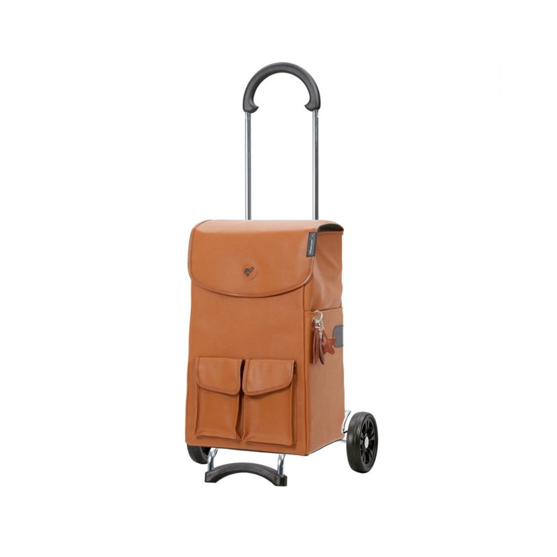 Scala Shopper Abbo - Chariot de courses 2 roues - Marron - 42 L - Andersen Shopper Manufaktur