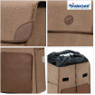 Scala Shopper Elik - Chariot de courses 2 roues - Marron - 38 L - Andersen Shopper Manufaktur
