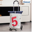 Scala Shopper 360° Steg - Chariot de courses 2 roues - Rouge - 43 L - Andersen Shopper Manufaktur