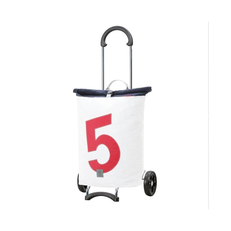 Scala Shopper 360° Steg - Chariot de courses 2 roues - Rouge - 43 L - Andersen Shopper Manufaktur