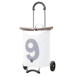 Scala Shopper 360° Steg - Chariot de courses 2 roues - Gris - 43 L - Andersen Shopper Manufaktur