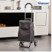 Scala Shopper Plus Jano - Chariot de courses 2 roues - Noir - 36 L - Andersen Shopper Manufaktur