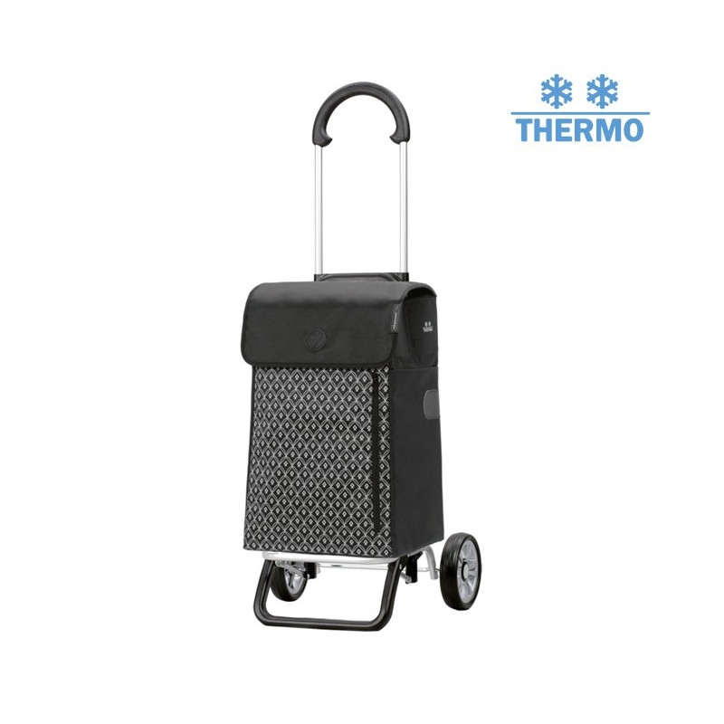 Scala Shopper Plus Teda - Chariot de courses 2 roues - Noir - 36 L - Andersen Shopper Manufaktur