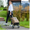 Scala Shopper Plus Mikkel - Chariot de courses 2 roues - Beige - 37 L - Andersen Shopper Manufaktur