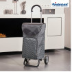 Scala Shopper Plus Famke - Chariot de courses 2 roues - Noir - 47 L - Andersen Shopper Manufaktur