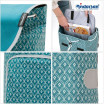 Scala Shopper Plus Famke - Chariot de courses 2 roues - Pétrole - 47 L - Andersen Shopper Manufaktur